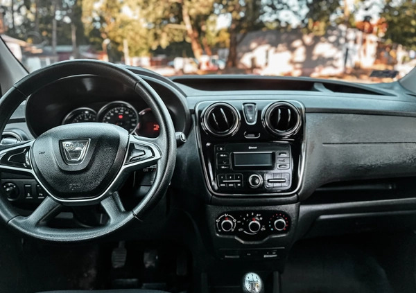 Dacia Dokker cena 36900 przebieg: 157900, rok produkcji 2018 z Łódź małe 407